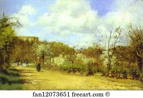 Louveciennes Art Print - Spring In Louveciennes