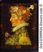 1573 Oil On Canvas Louvre Art Print - Spring