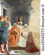 1464 65 Apsidal Chapel Of Sant Agostino Art Print - St. Augustine At The University Of Carthage