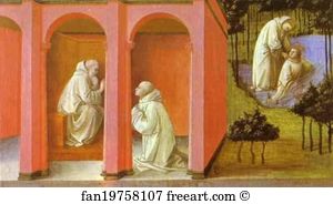 St Benedict Art Print - St. Benedict Orders St. Maurus To The Rescue Of St. Placidus