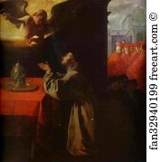 Bonaventura Art Print - St. Bonaventura At Pray