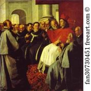 Bonaventura Art Print - St. Bonaventura At The Council Of Lyons