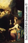 St Cecilia Art Print - St Cecilia