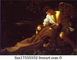 St Francis In Ecstasy Art Print - St. Francis In Ecstasy