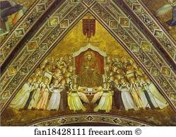 Assisi Art Print - St. Francis In Glory
