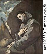 Barcelona Art Print - St. Francis In Meditation