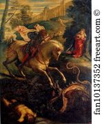 Dragon Art Print - St. George And The Dragon