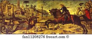 1504 1507 Art Print - St. George And The Dragon