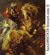 1606 1607 Art Print - St. George And The Dragon