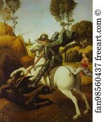 Dragon Art Print - St. George And The Dragon