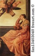 Helena Art Print - St. Helena. Vision Of The Cross