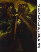 Artes Art Print - St. Idelfonso Receiving The Chasuble From The Virgin
