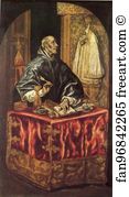Ildefonso Art Print - St. Ildefonso