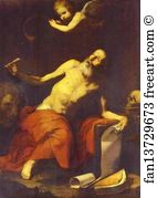 Trumpeting Art Print - St. Jerome Hears The Trumpet