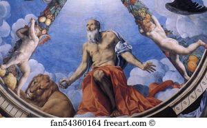 1541 Fresco Palazzo Vecchio Art Print - St. Jerome In Penitence