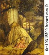 St Jerome In The Desert Art Print - St. Jerome In The Desert