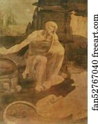 Wilderness Art Print - St. Jerome In The Wilderness