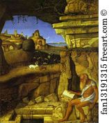 St Jerome Reading Art Print - St. Jerome Reading