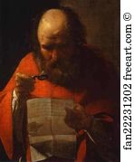 St Jerome Reading Art Print - St. Jerome Reading