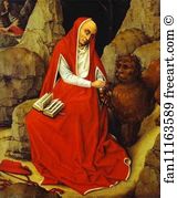 Oil On Panel The Detroit Institute Of Arts Art Print - St. Jerome