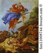 Francesco Fontebasso Art Print - St. Jerome's Vision Of The Virgin