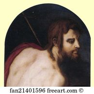 J Art Print - St. John The Baptist. Detail