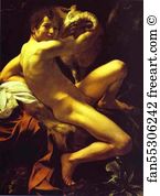 Caravaggio Art Print - St. John The Baptist
