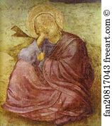 Patmos Art Print - St. John The Evangelist At Patmos. Detail