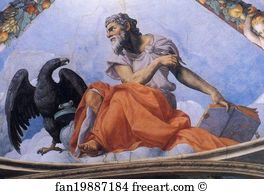 St John The Evangelist On Patmos Art Print - St. John The Evangelist On Patmos