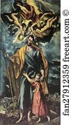 Toledo Art Print - St. Joseph And The Christ Child