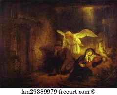 1645 Art Print - St. Joseph's Dream