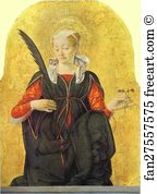 St Lucy Art Print - St. Lucy