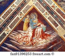 Benozzo Gozzoli Art Print - St. Luke. The Four Evangelists