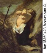 Tokyo Art Print - St. Magdalene In The Desert