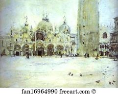 Marks Art Print - St. Mark Plaza In Venice