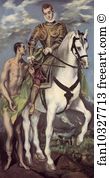 Martin Art Print - St. Martin And The Beggar