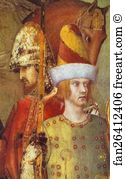 Renounces Art Print - St. Martin Renounces Arms