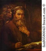 Mathew Art Print - St. Mathew And Angel
