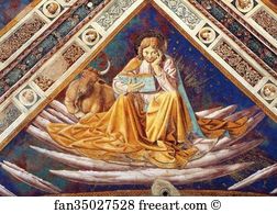 Vault Art Print - St. Matthew. The Four Evangelists