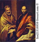 St Paul And St Peter Art Print - St. Paul And St. Peter