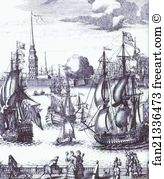 Chisel The Hermitage Art Print - St. Petersburg. View Of The Ss. Peter And Paul Fortress. Detail