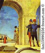 1475 Art Print - St. Sebastian. Detail