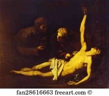 Irene Art Print - St. Sebastian, St. Irene, And St. Lucila