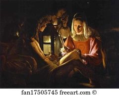 Lantern Art Print - St. Sebastian With Lantern
