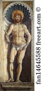 San Gimignano Art Print - St. Sebastian