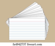 Free art print of Index Cards. Index Cards in four popular sizes: 4" x ...