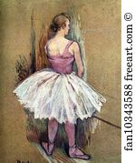 Thinned Art Print - Standing Dancer