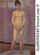 Model Art Print - Standing Model (Study For Les Poseuses)