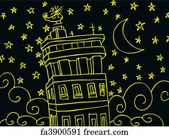 Free art print of The Starry Night by Vincent Van Gogh | FreeArt ...