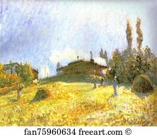 1879 Oil On Canvas Private Collection Art Print - Station At Sèvres